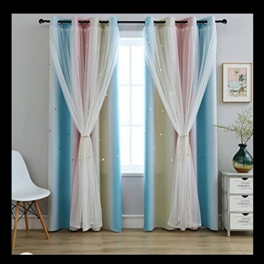 Curtains- 3 panels
